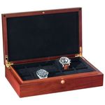 WATCH BOXES Beco Technic Atlantic collector's box for 10 timepieces in rosewood & black velvet Ref. 309371