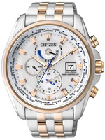 TECHNOLOGY BRANDS CITIZEN Eco-Drive AT9034-54A Radio, Sapphire, World Timer, Perpetual Calendar, 44 mm, 10 ATM